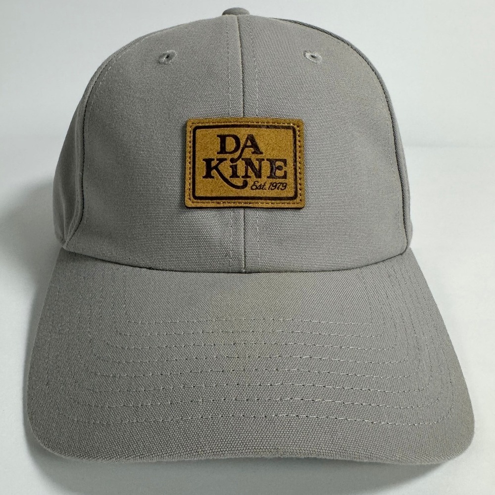 Dakine Gray Baseball Cap with Leather Strapback